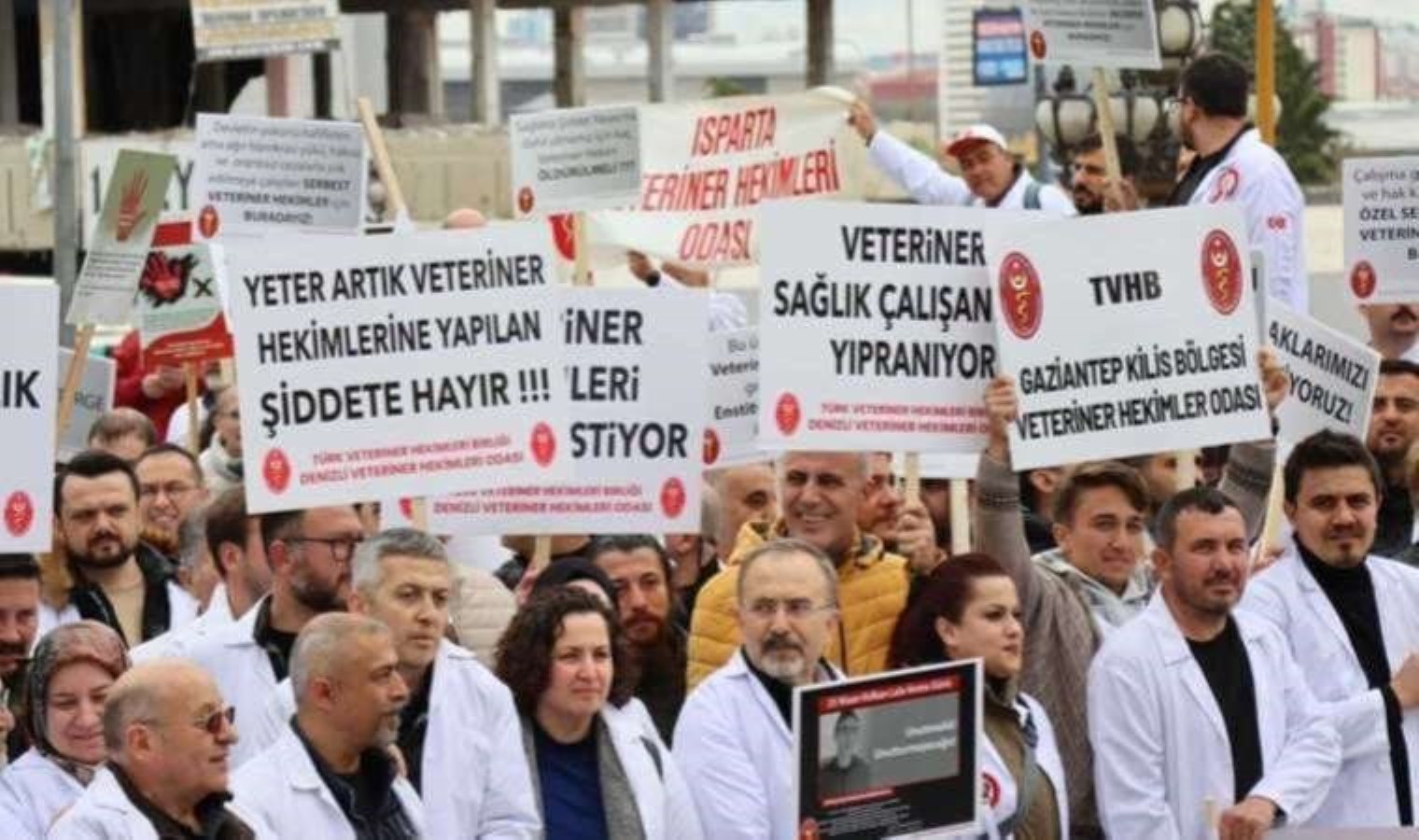 Veteriner hekimler hakları için Ankara’da